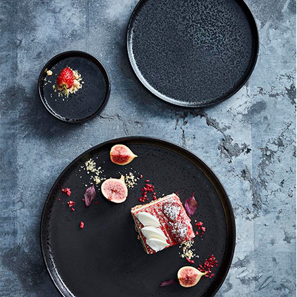 Chefs Collection_Graphite chefs plate